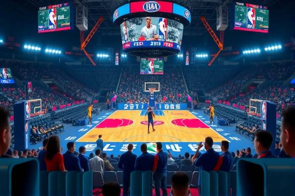 NBA赛场精彩瞬间，全场录像中文解说带您领略篮球魅力