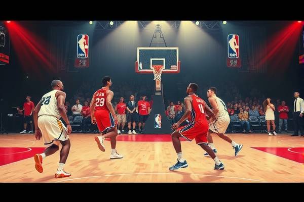 阳光下的NBA录像，热血篮球的魅力时光