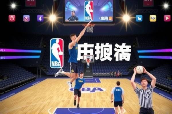 NBA录像精彩瞬间PPT呈现